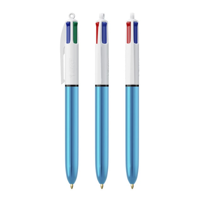 Stylo BIC ® 4 Couleurs Shine Lanyard 