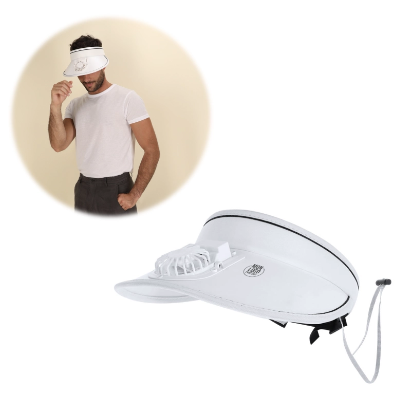 Visière personnalisée avec ventilateur Akanyi 