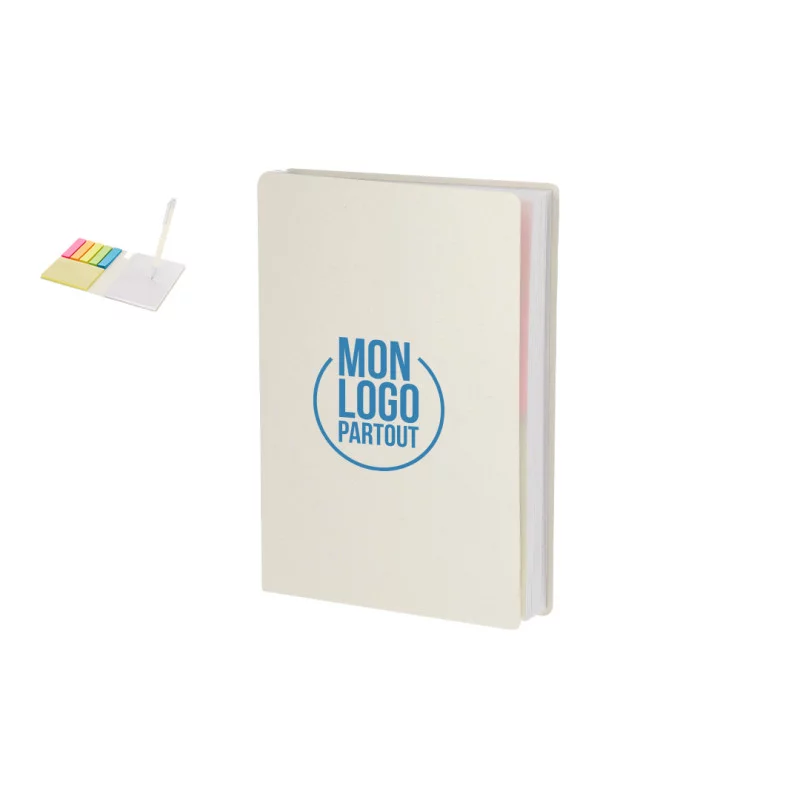 Bloc-notes publicitaire carton de lait recyclé Tamar 