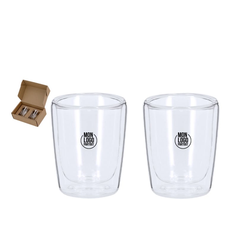 Ensemble de 2 verres personnalisés Frilux 65 ml 