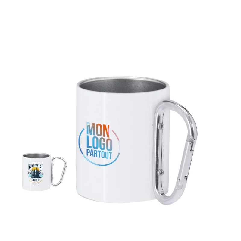 Mug mousqueton personnalisé Beesbur 220 ml 