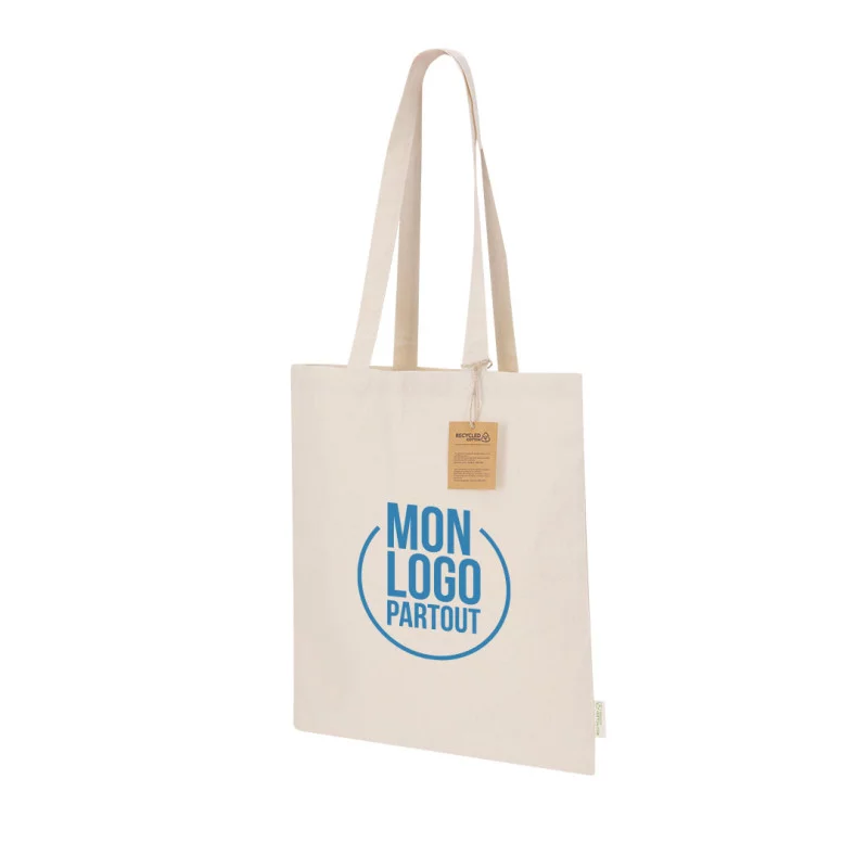 Tote bag personnalisé en coton recyclé Barzon 