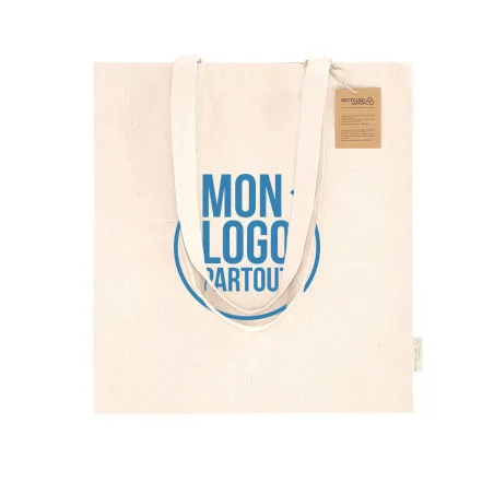 Tote bag publicitaire coton recyclé Fintar 
