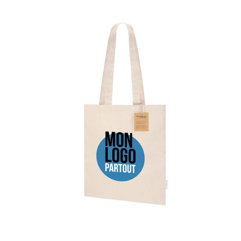 Tote bag personnalisable coton recyclé Domarix 