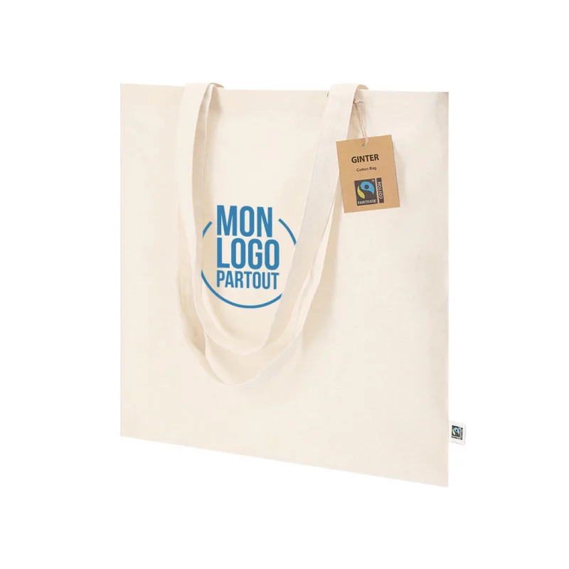 Tote bag publicitaire Fairtrade Ginter 