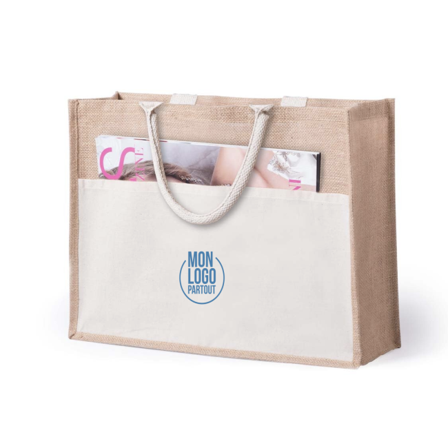 Sac en toile de jute Cekon 