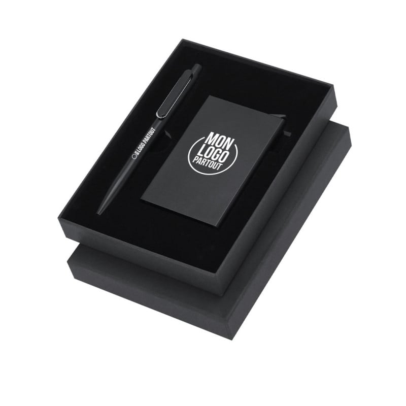 Coffret stylo et porte-cartes personnalisé Randolph 