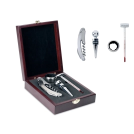 Set Vin Personnalisé Bois