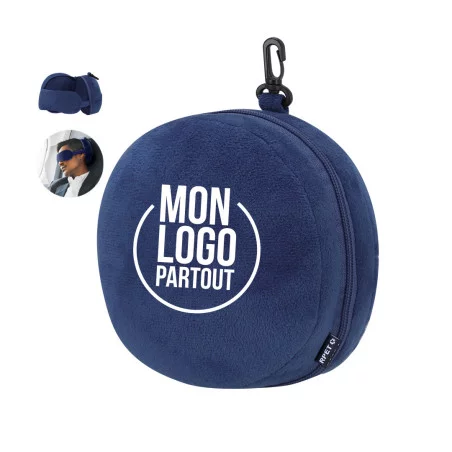 Coussin masque de voyage publicitaire Pansir 