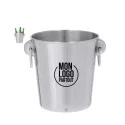 Seau à glaçons personnalisé inox recyclé Daris 4L 