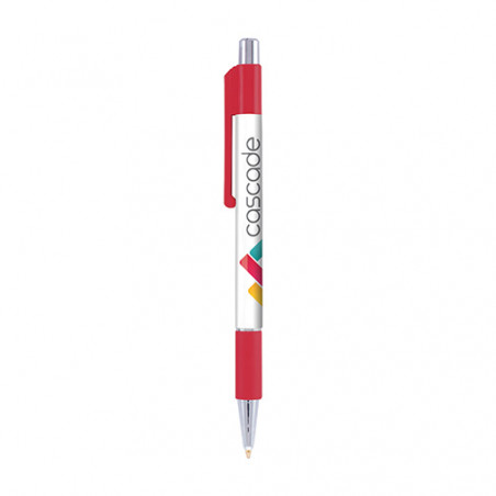 Stylo personnalisable Astaire grip chrome Stylo personnalisable Astaire grip chrome - Rouge 1795