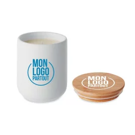 Bougie publicitaire en grès...