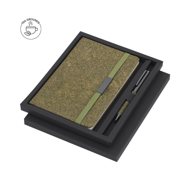 Coffret carnet et stylo personnalisés Malcon 