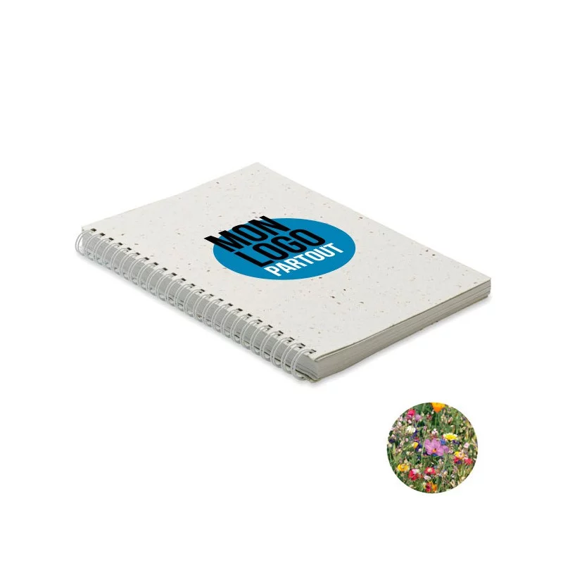 Carnet A5 à spirale Seed Ring