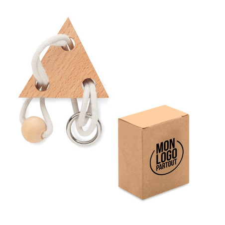 Casse-tête triangulaire en bois Nerve 