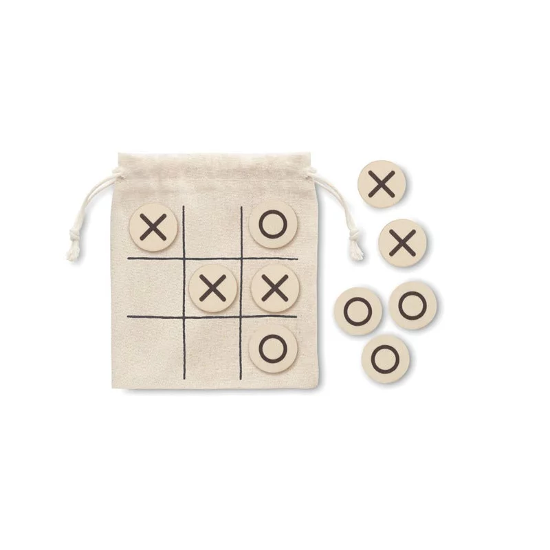 Jeu de morpion en bois personnalisé Topos 