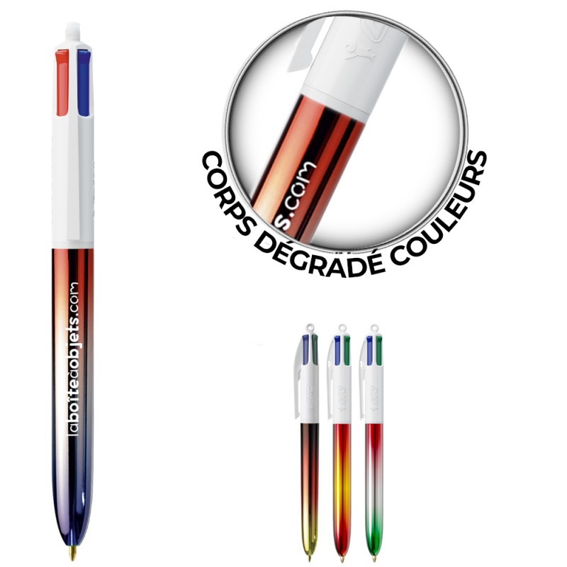 Stylo BIC ® 4 Couleurs Flags Collection - COUV