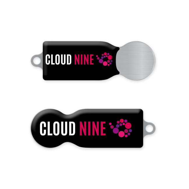 Porte-clé jeton personnalisable Shopping Coin