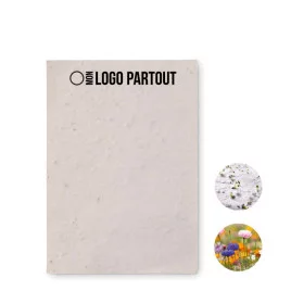 Feuille de papier recyclé à...