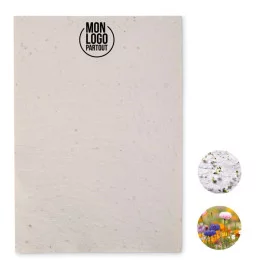 Feuille de papier recyclé à...