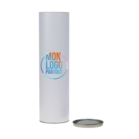 Tube carton personnalisé pour bouteille de vin 