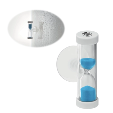 Sablier de douche avec ventouse personnalisable 