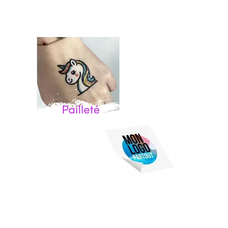 Tatouage Pailleté 100 %...
