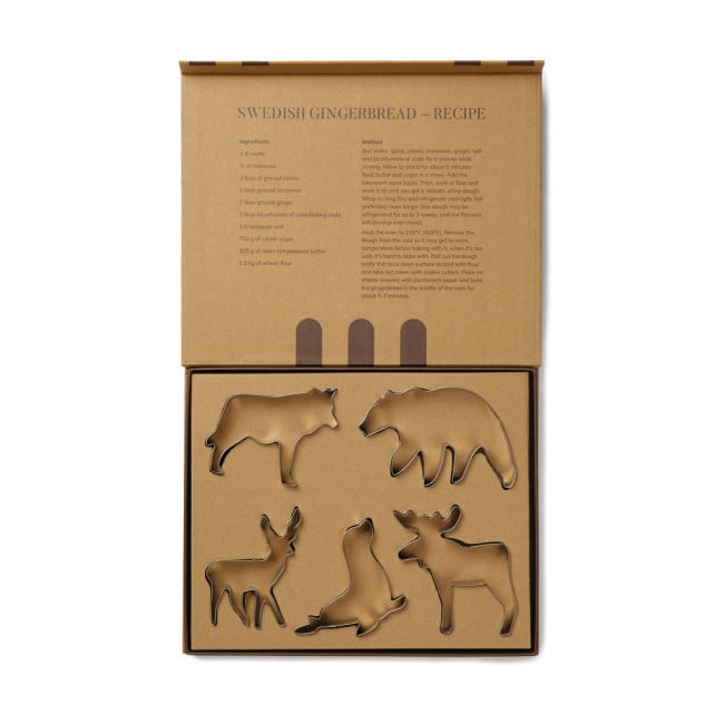 Set personnalisable de 5 grands emporte-pièces VINGA Nordic 