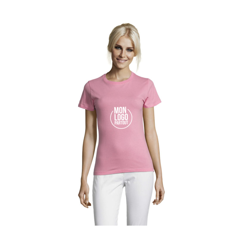 T-shirt publicitaire femme...