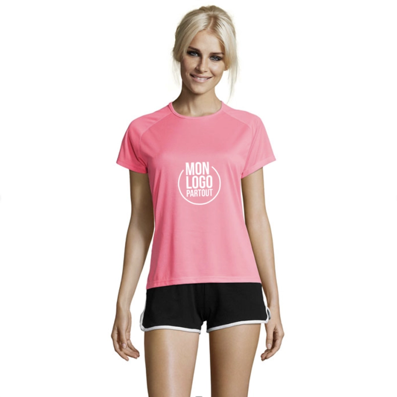 T-shirt running femme Sporty