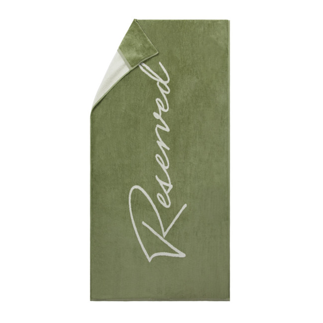 Serviette de plage avec message VINGA 