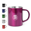 Mug en inox publicitaire color 280 ml 