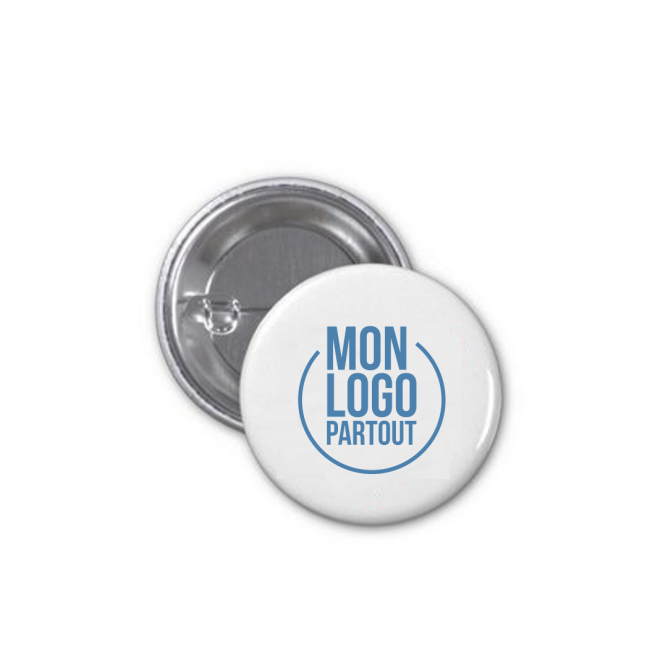 Badge publicitaire rond Ø 25mm