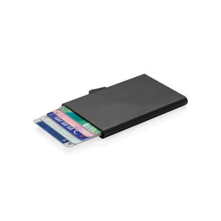 Porte-cartes personnalisé en aluminium anti RFID C-Secure 