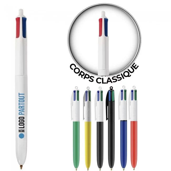 Stylo 4 couleurs BIC à personnaliser