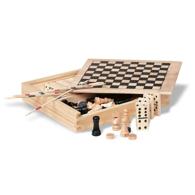 Set Jeux de Société Publicitaire Woodbox