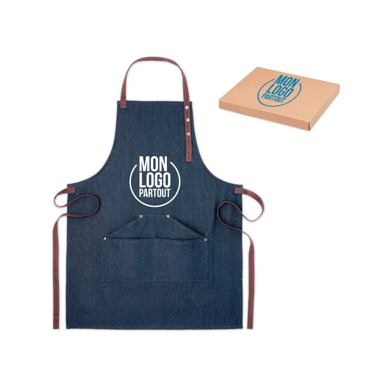 Tablier de cuisine en denim...