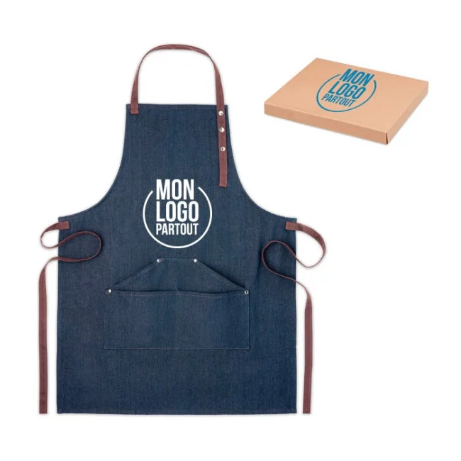 Tablier de cuisine en denim Denipur