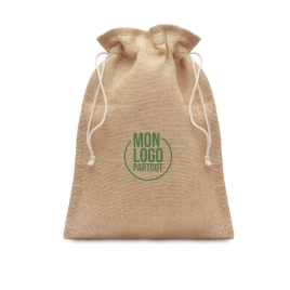 Pochette cadeau en toile de...