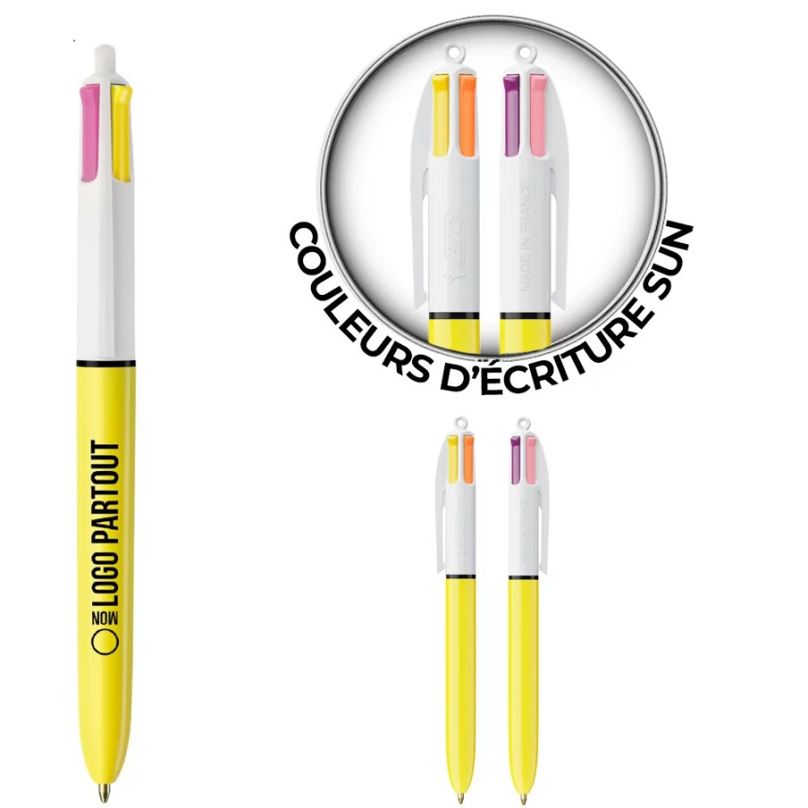 Stylo BIC ® 4 Couleurs Sun - couv