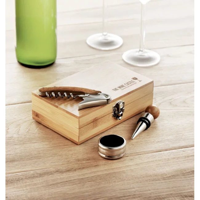 Coffret Vin Personnalisable Bambou 