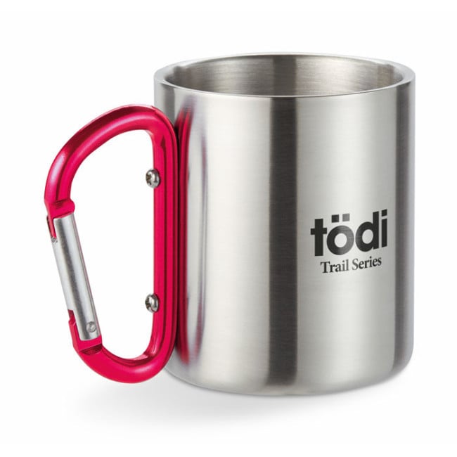 Mug en Inox Publicitaire Mousqueton 220 ml 