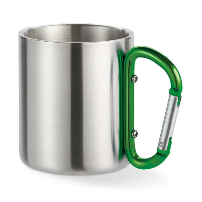 Mug en Inox Publicitaire Mousqueton 220 ml 