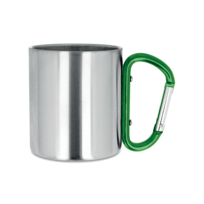Mug en Inox Publicitaire Mousqueton 220 ml 