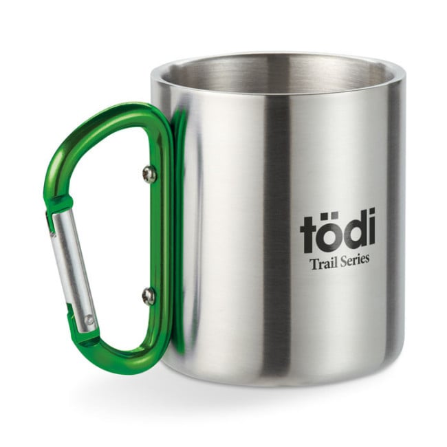 Mug en Inox Publicitaire Mousqueton 220 ml 
