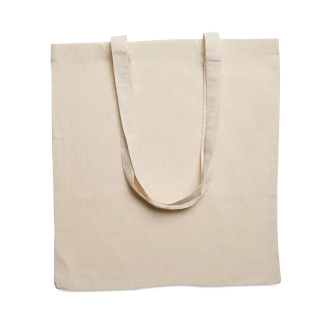 Sac Shopping Personnalisable Anses Longues Ecru