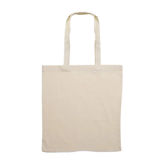 Sac Shopping Personnalisable Anses Longues Ecru