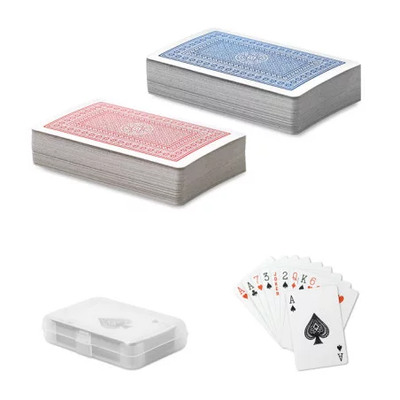 Jeu de cartes avec boîte personnalisable 