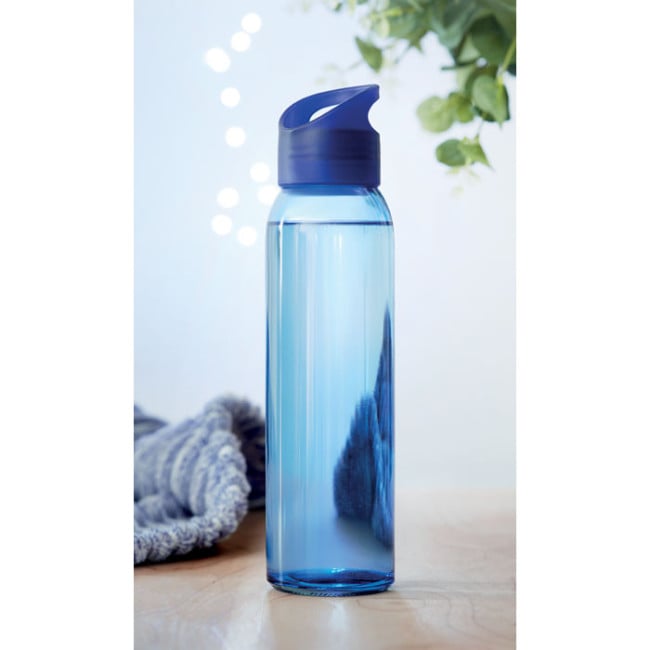 Bouteille en verre personnalisable PRATIK 470 ml 