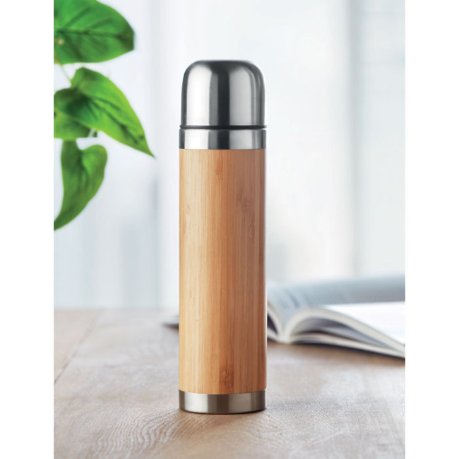 Gourde Isotherme double paroi Bambou 400 ml